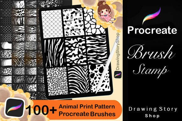 100 Animal Print Pattern Procreate Brush: A Practical Tool for Digital Artists