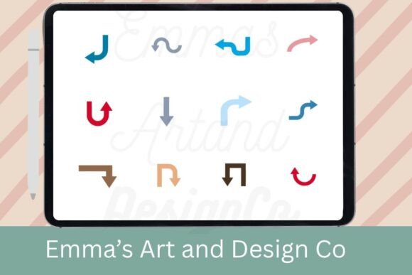 12 Arrows Procreate Brushes Free Palette: Enhance Your Digital Art with Rustic, Elegant, and Bohemian Flair