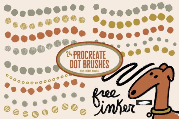 24 Procreate Dot Brushes: Creative Tools for Digital Artists