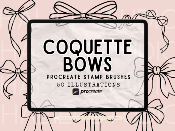 Coquette Bows Procreate Brush Set: A Creative Essential