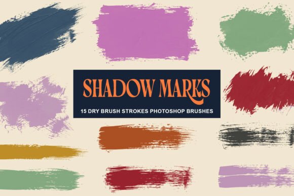 Dry Brushstrokes Photoshop Stamp Brushes: Adding Realistic Texture with Ease