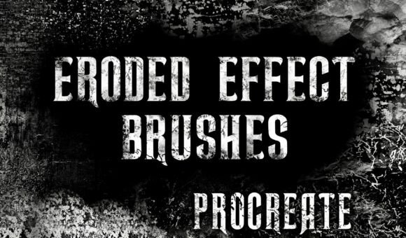 Eroded Effect Brushes for Procreate: Adding Depth and Texture to Digital Art