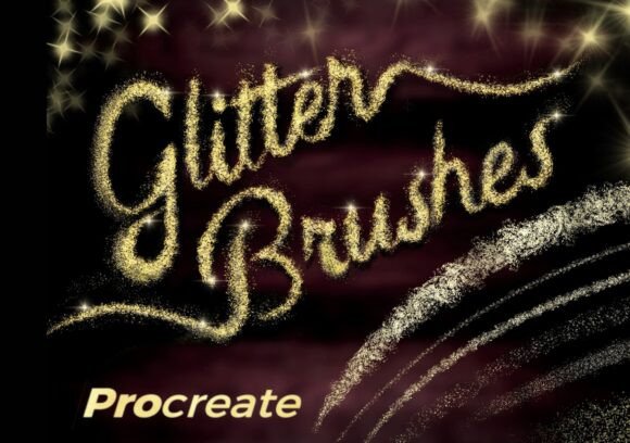 Glitter and Sparkle Brushes for Procreate: Digital Magic at Your Fingertips