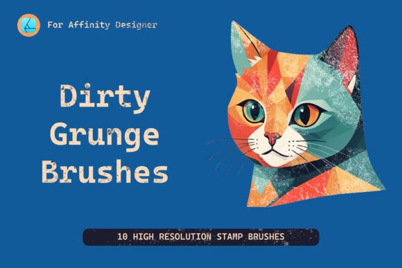 Grunge Brush Set for Affinity Designer: A Practical Tool for Textured Digital Art